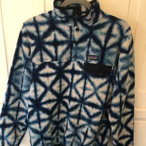 Patagonia Synchilla Snap-T Fleece Pullover - Blue Tie-dye medium